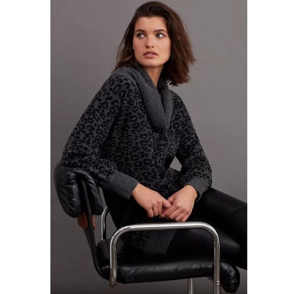 Anthropologie Emmy Cowl Neck Tunic Sweater